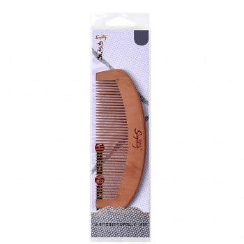 Moonshaped peach comb